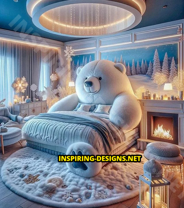 Bear-Shaped Bed
