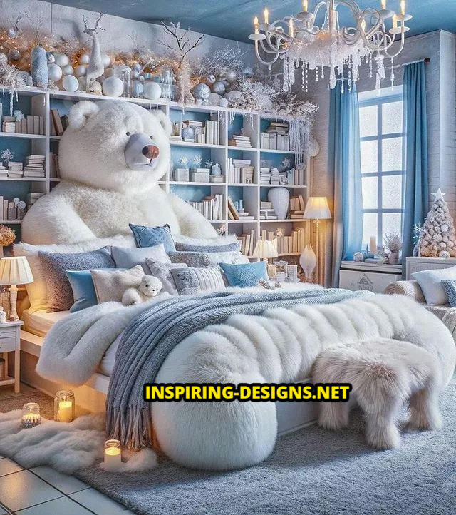 Bear-Shaped Bed