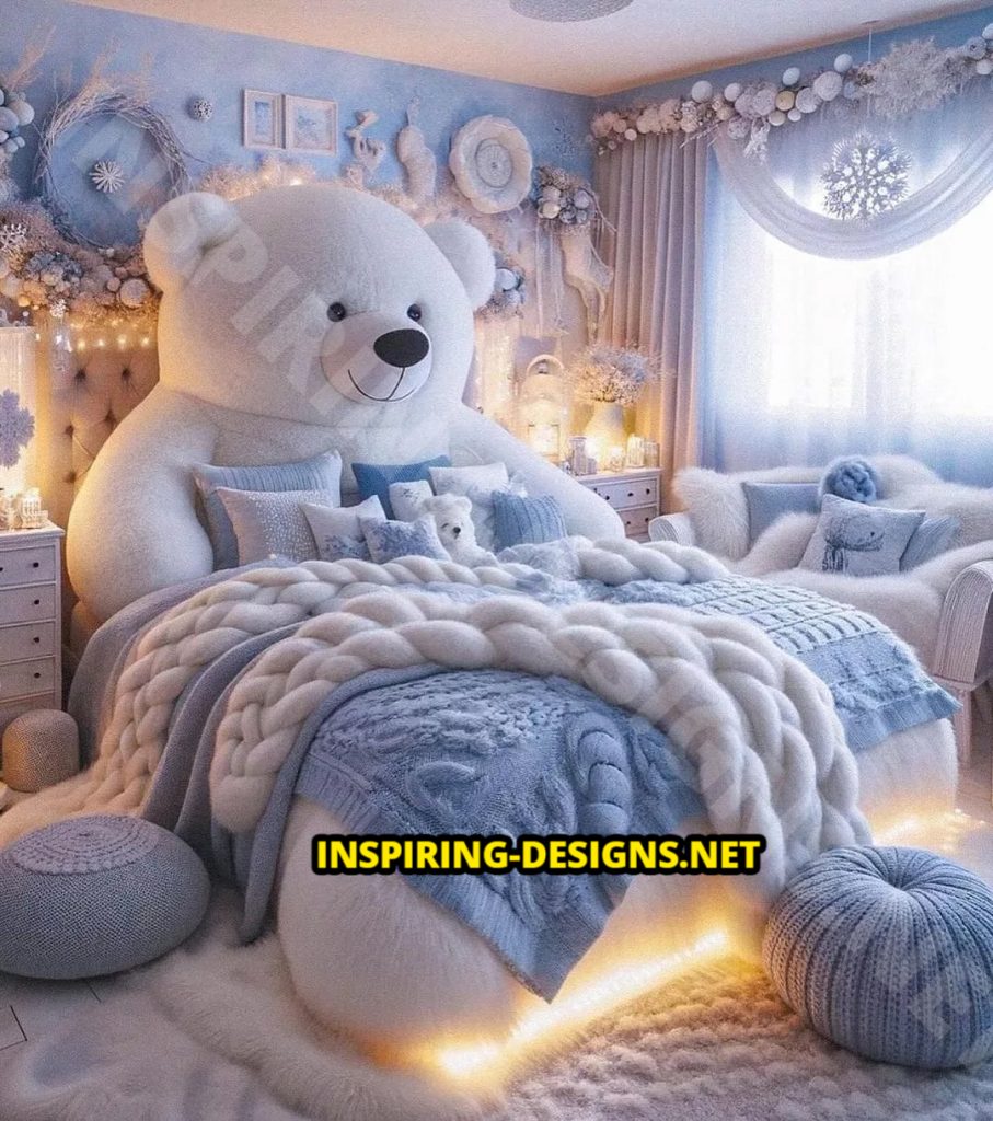 Bear-Shaped Bed