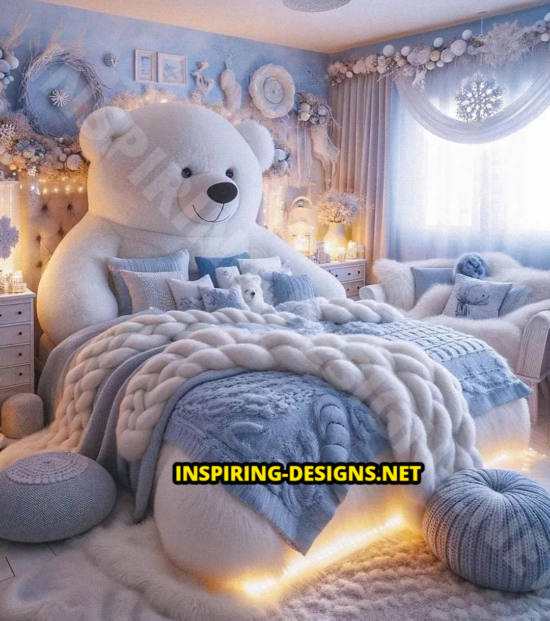 Bear-Shaped Bed
