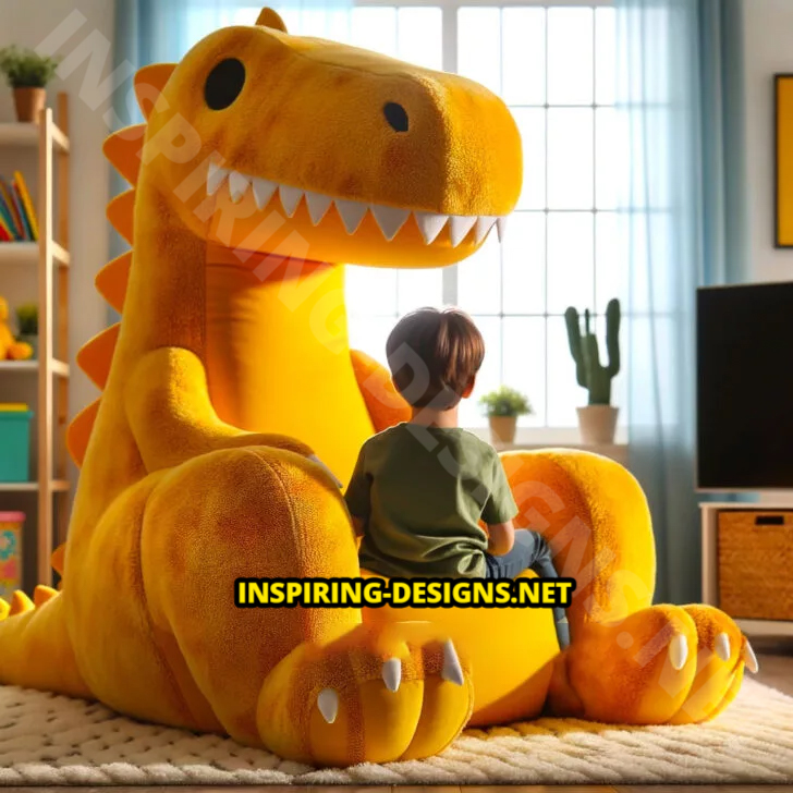 Giant Dinosaur Shaped Chairs