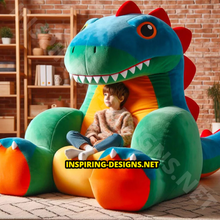 Giant Dinosaur Shaped Chairs