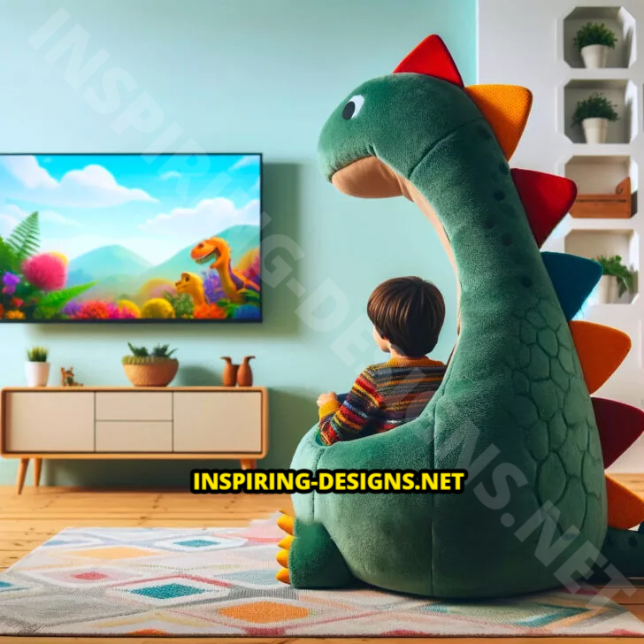 Giant Dinosaur Shaped Chairs