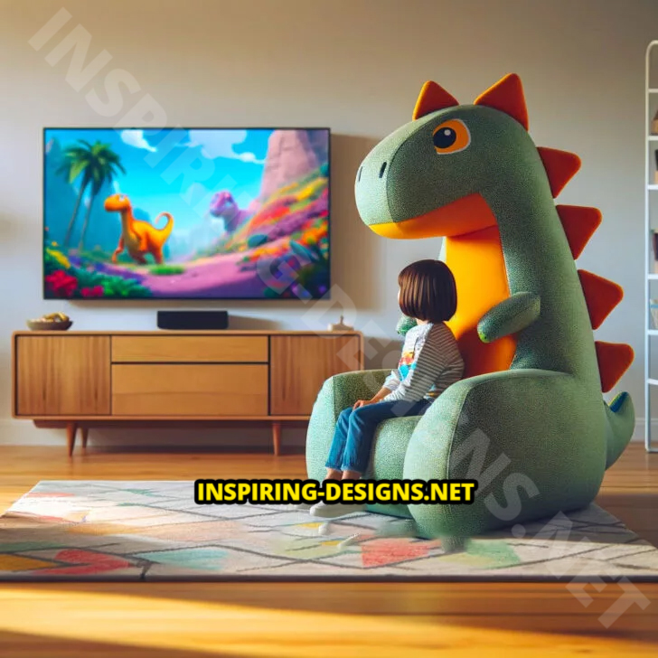 Giant Dinosaur Shaped Chairs