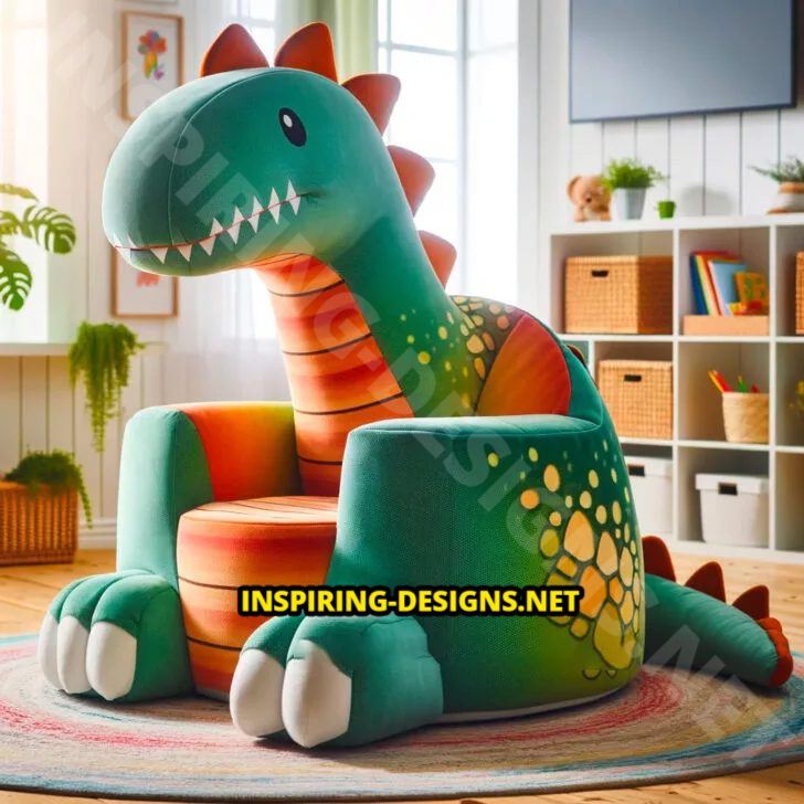 Giant Dinosaur Shaped Chairs