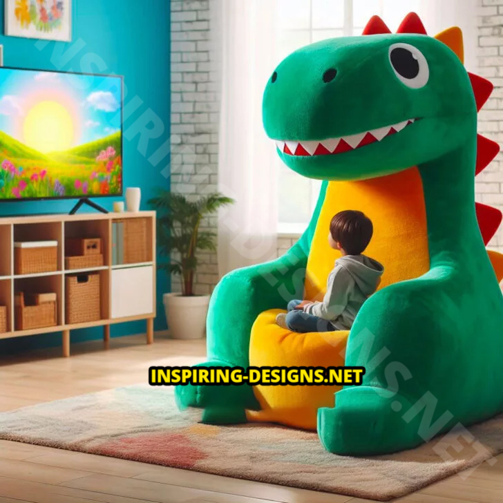 Giant Dinosaur Shaped Chairs