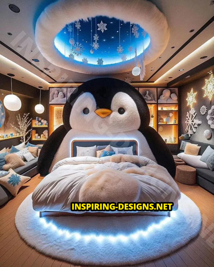 Penguin Shaped Bed