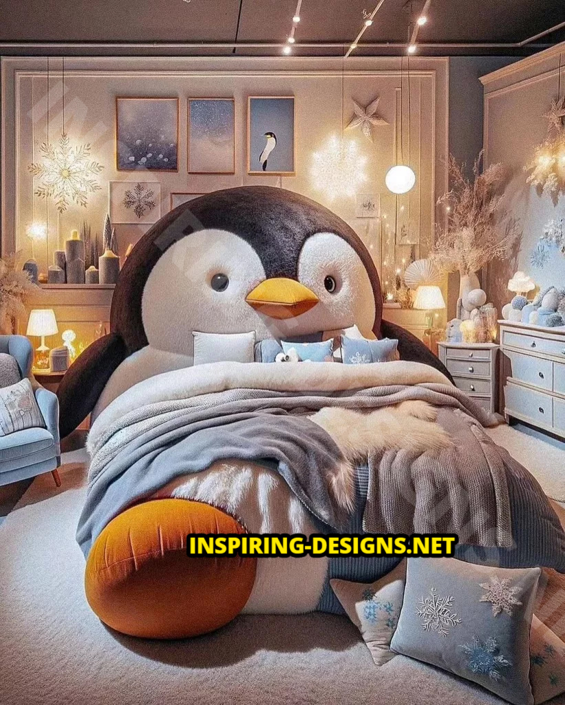 Penguin Shaped Bed