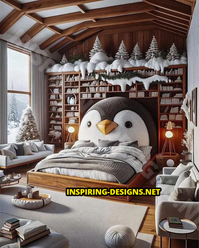 Penguin Shaped Bed