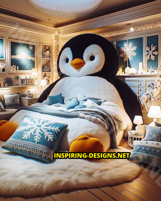 Penguin Shaped Bed
