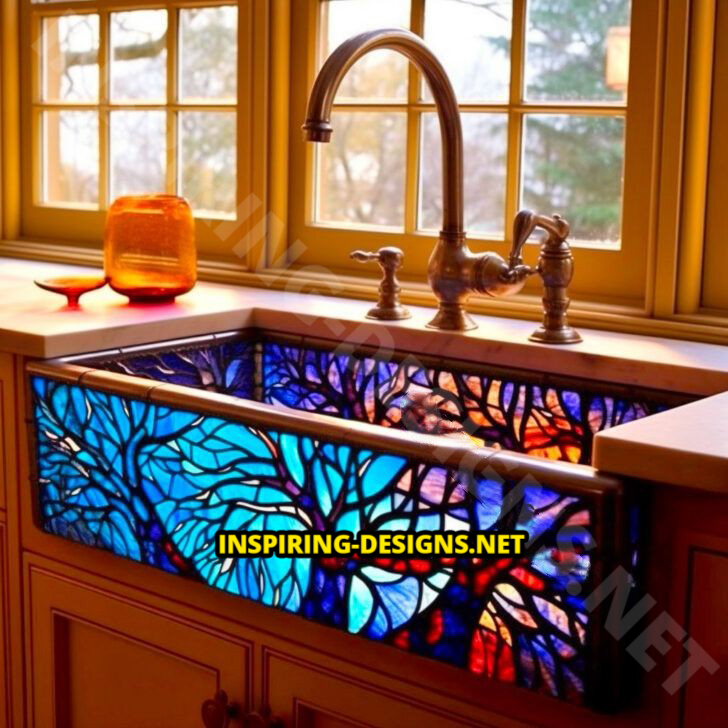 Stained Glass Sinks