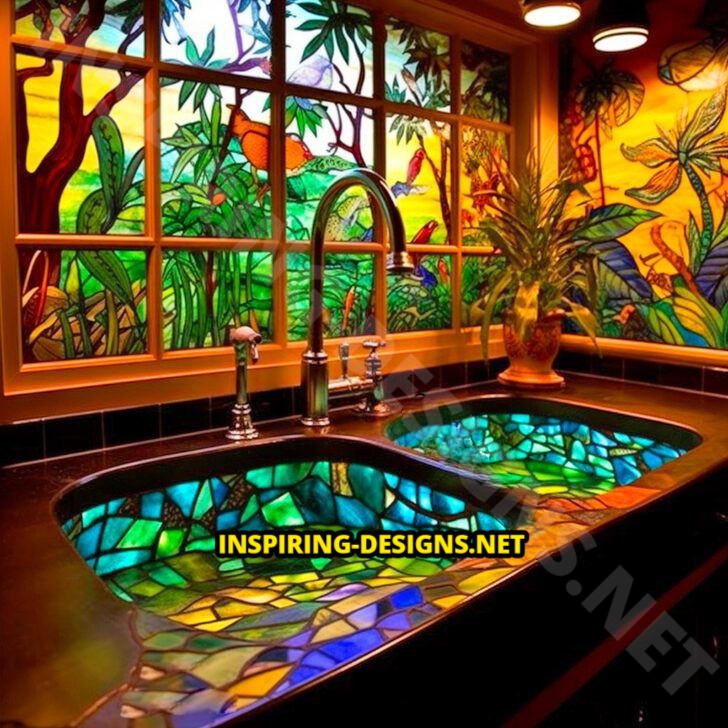 Stained Glass Sinks