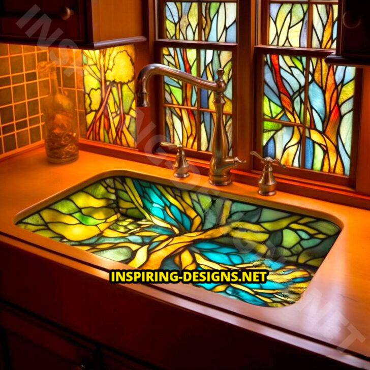 Stained Glass Sinks