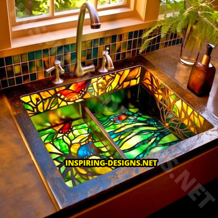 Stained Glass Sinks