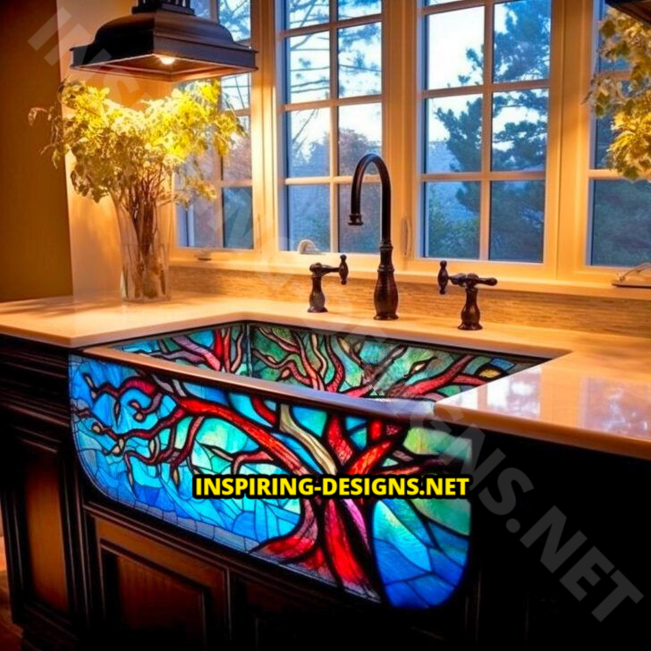 Stained Glass Sinks