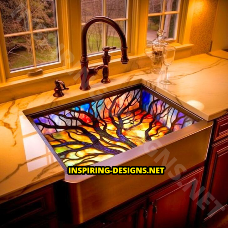 Stained Glass Sinks