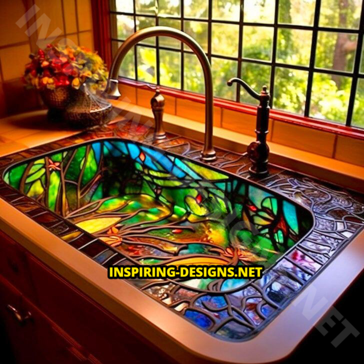 Stained Glass Sinks