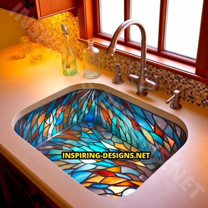 Stained Glass Sinks