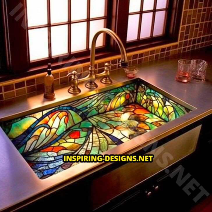 Stained Glass Sinks