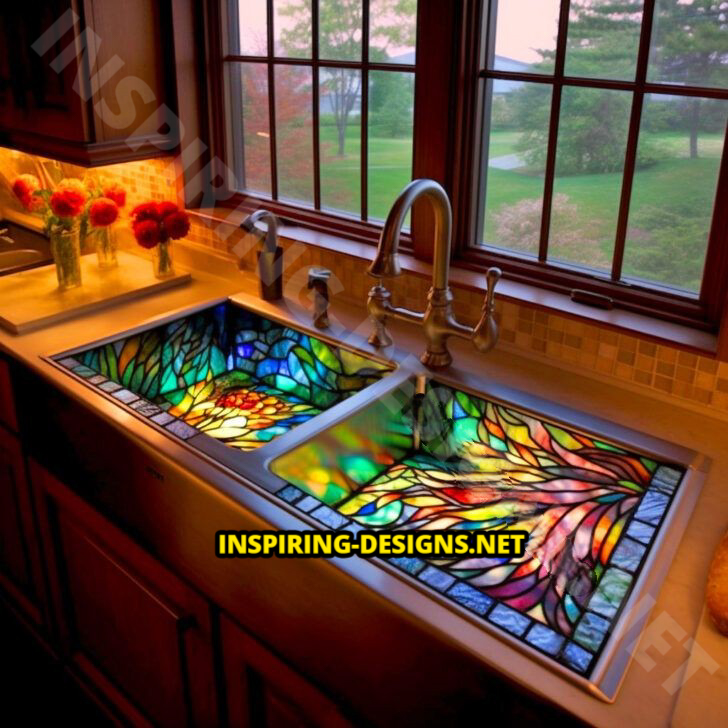 Stained Glass Sinks