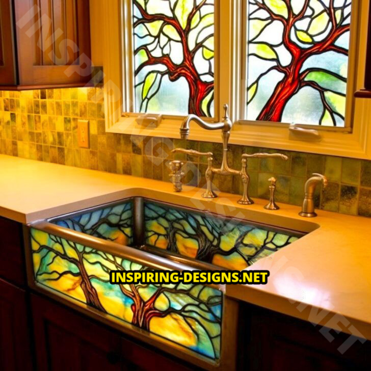 Stained Glass Sinks