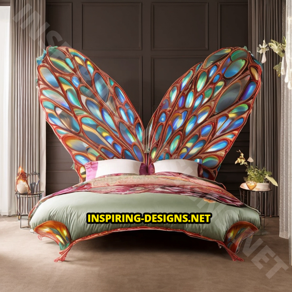 butterfly-inspired beds
