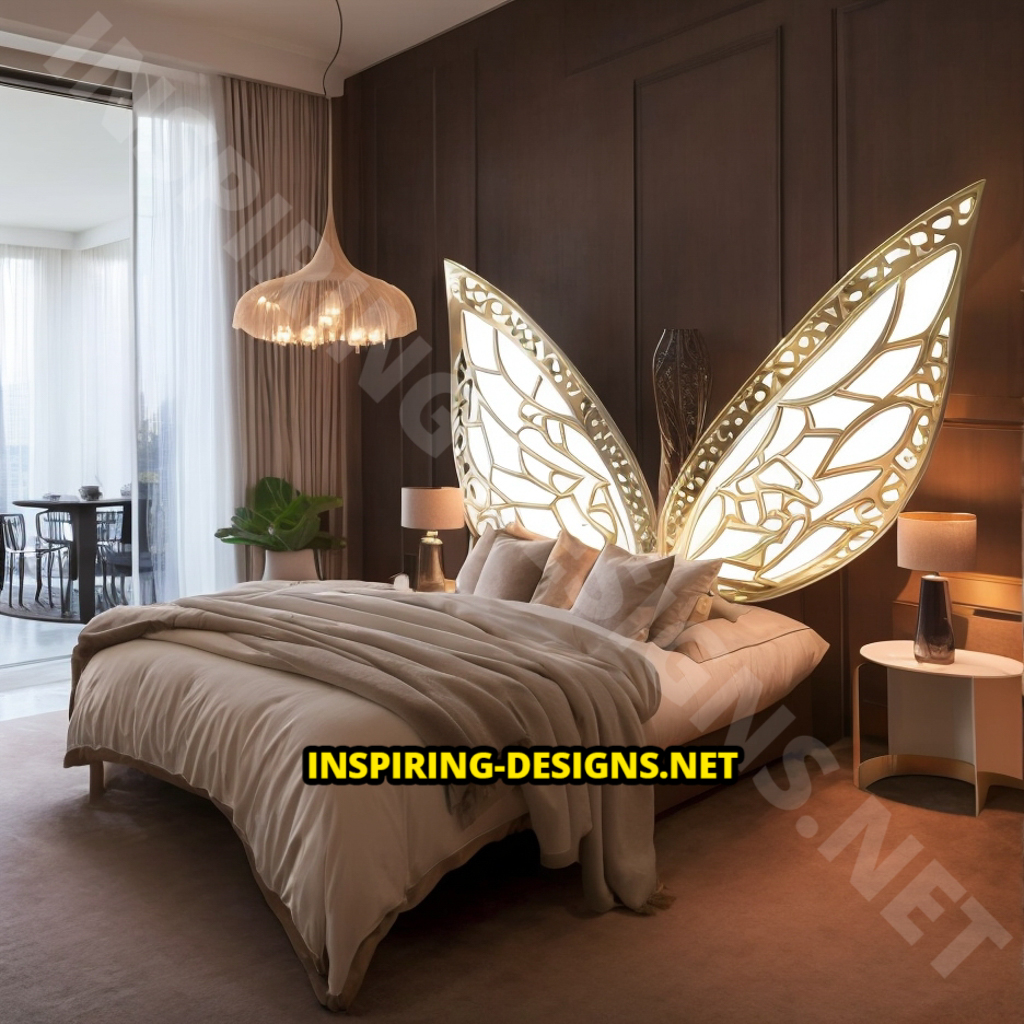butterfly-inspired beds