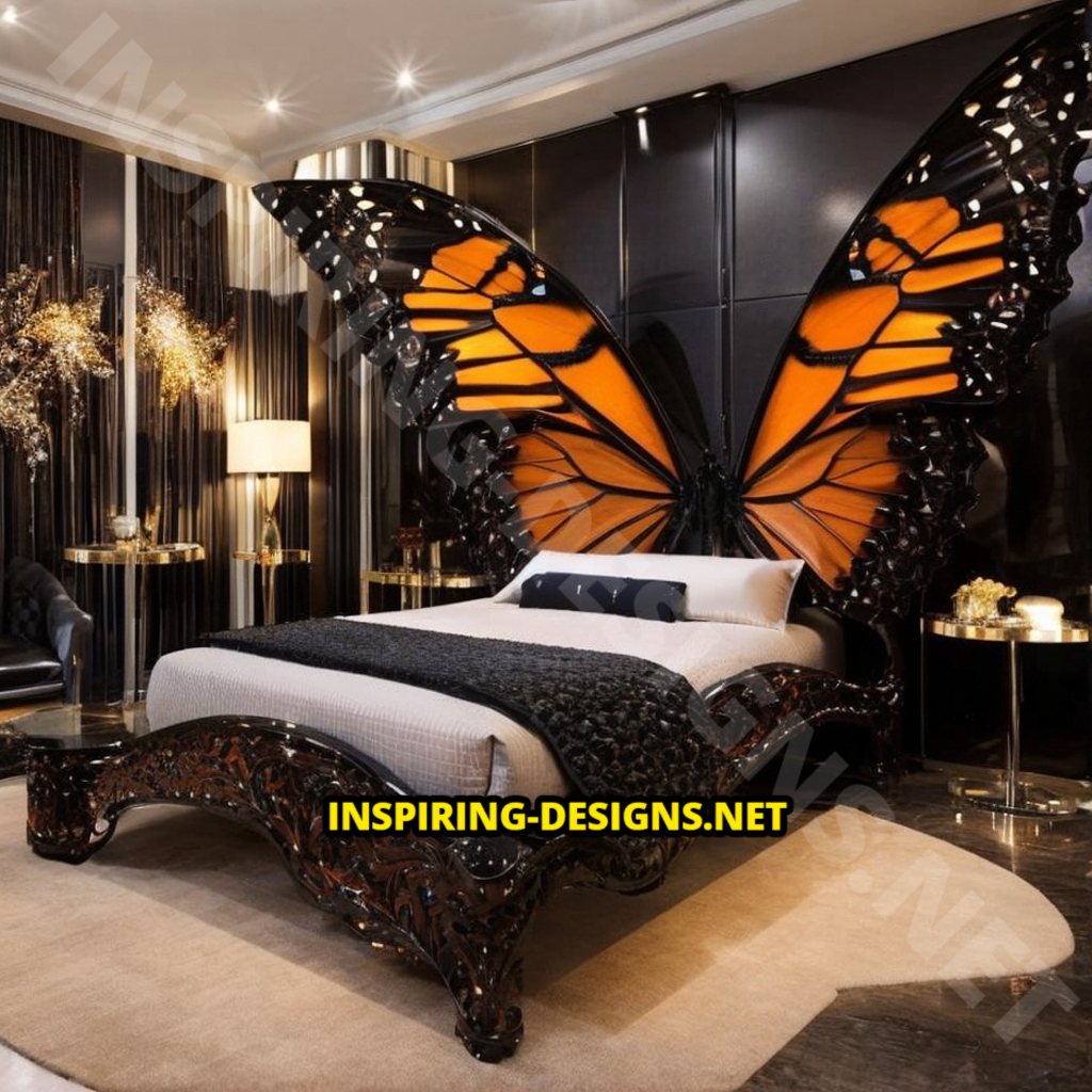 butterfly-inspired beds