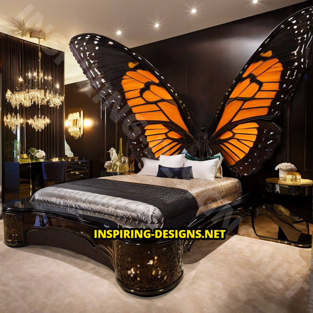 butterfly-inspired beds