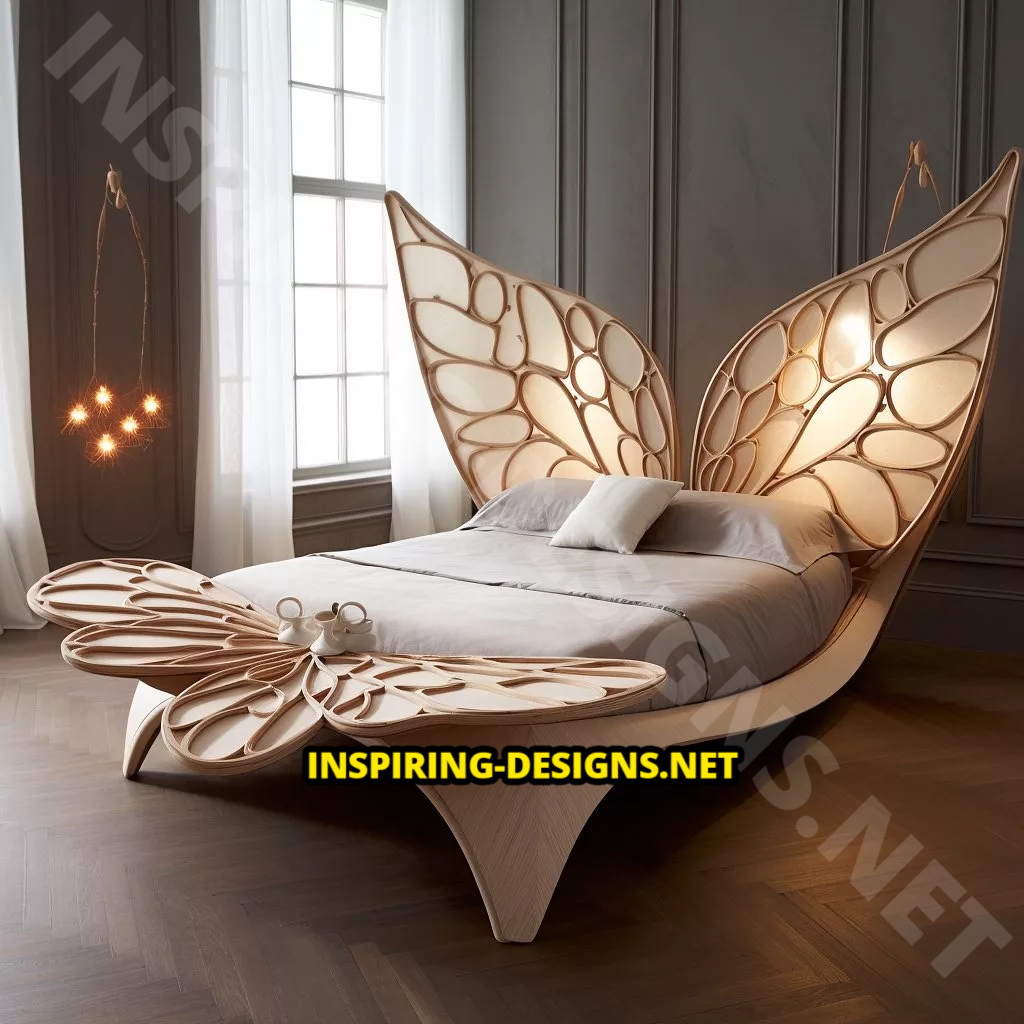 butterfly-inspired beds