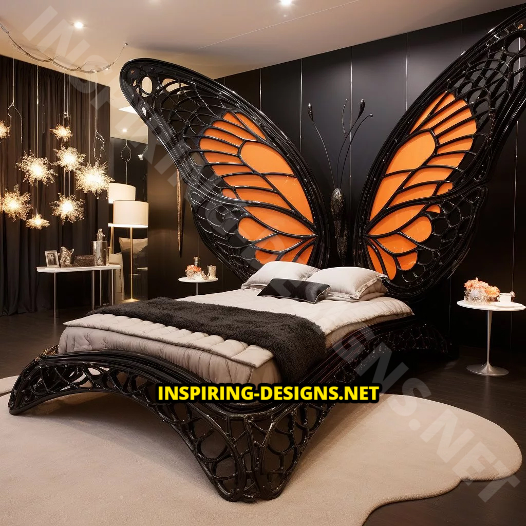 butterfly-inspired beds