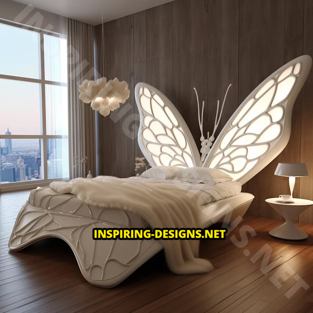 butterfly-inspired beds
