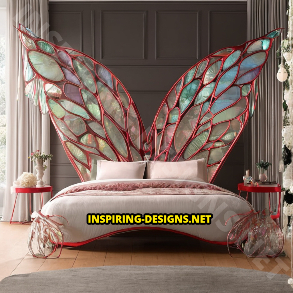 butterfly-inspired beds