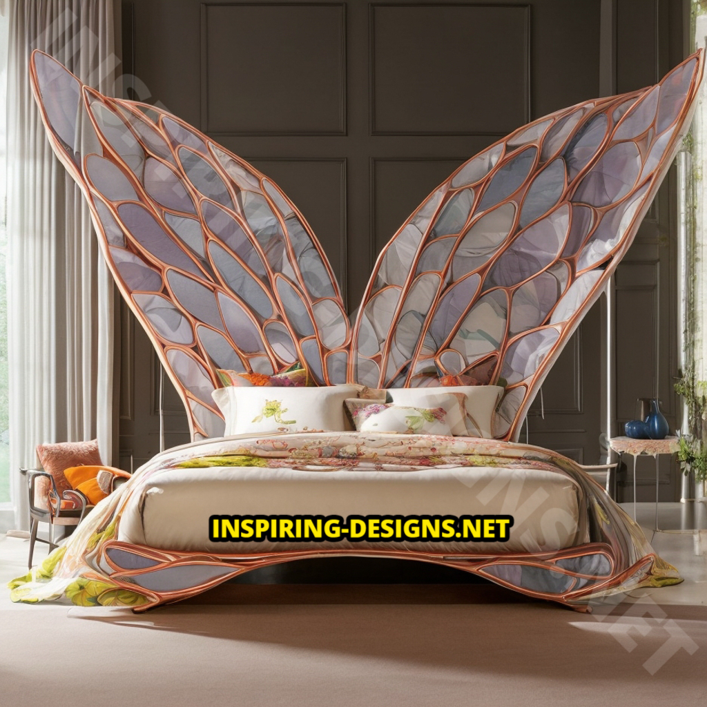 butterfly-inspired beds
