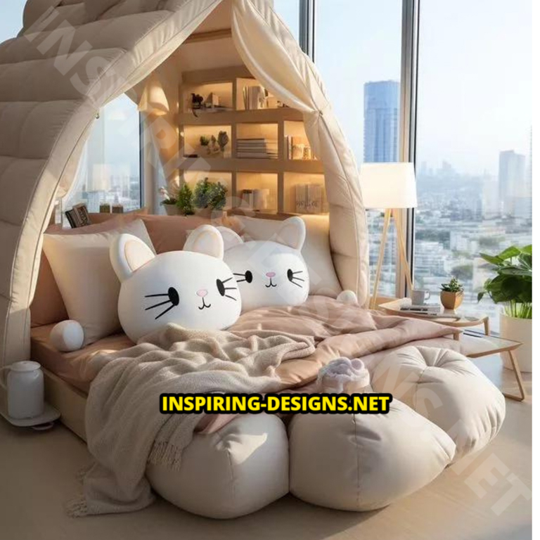 Cat Shaped Bed