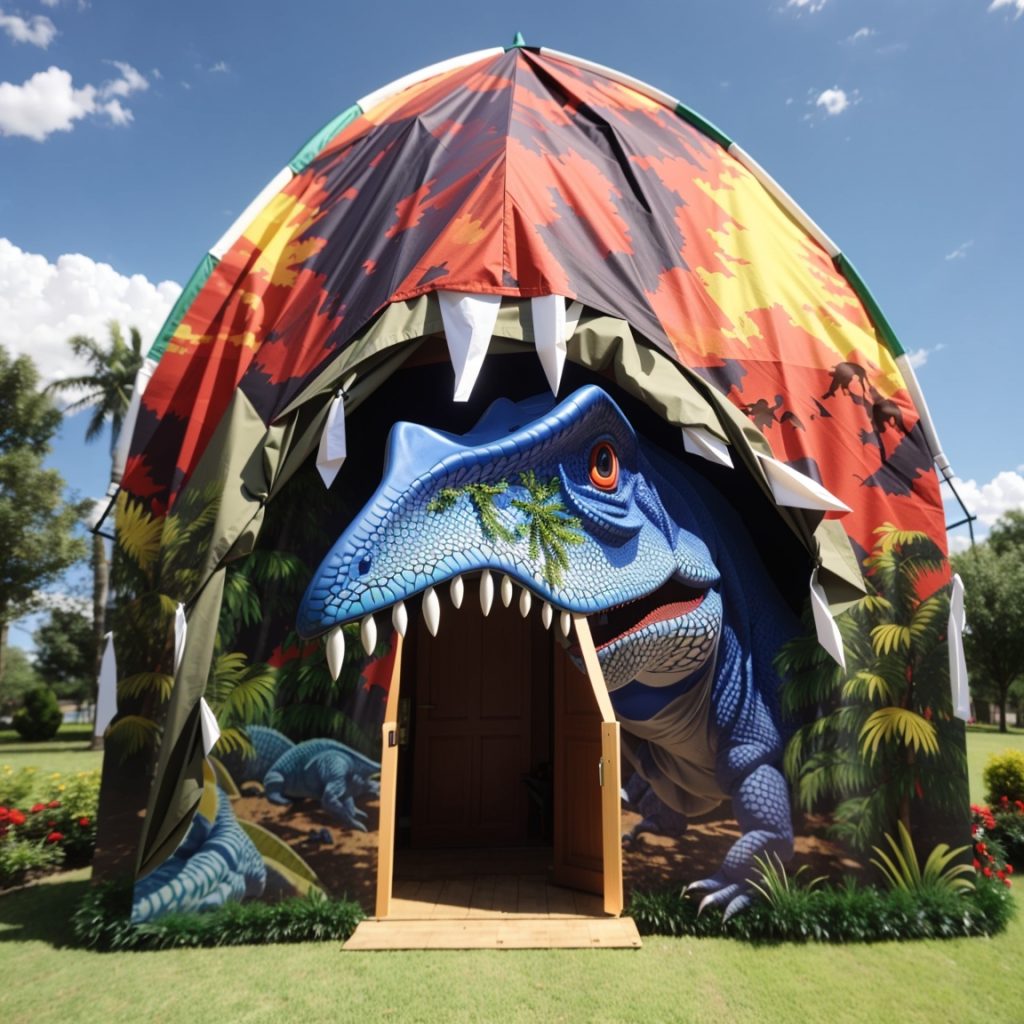 3D Dinosaur Tents