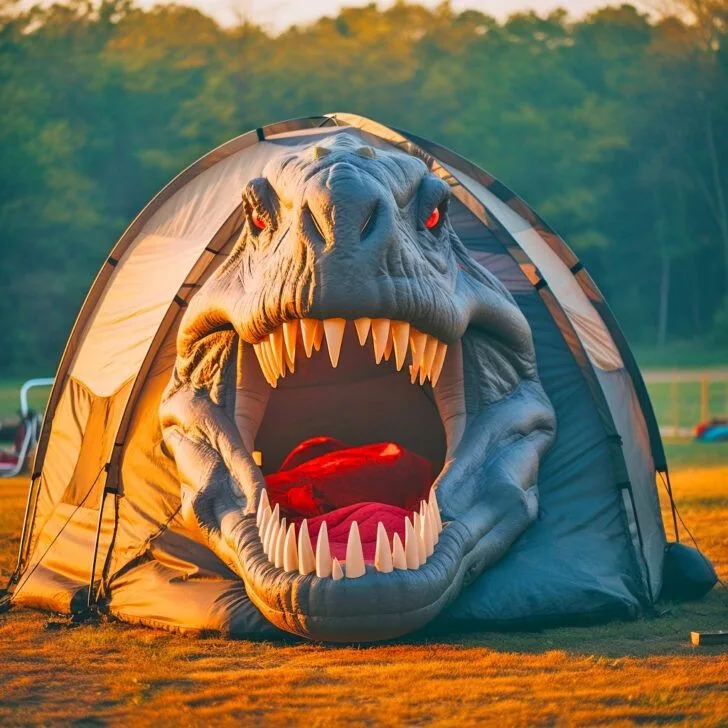 3D Dinosaur Tents