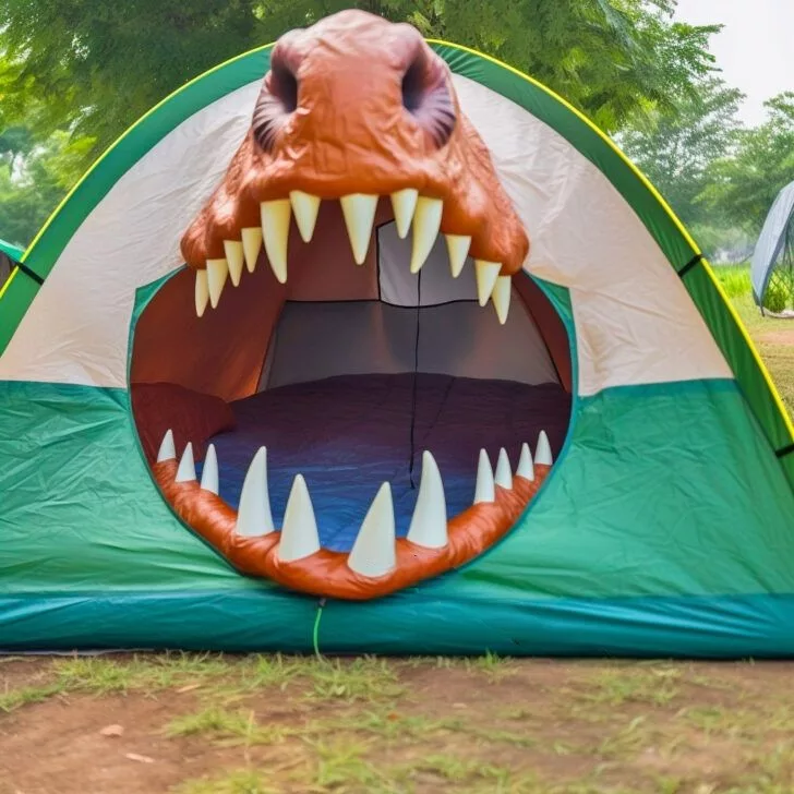 3D Dinosaur Tents