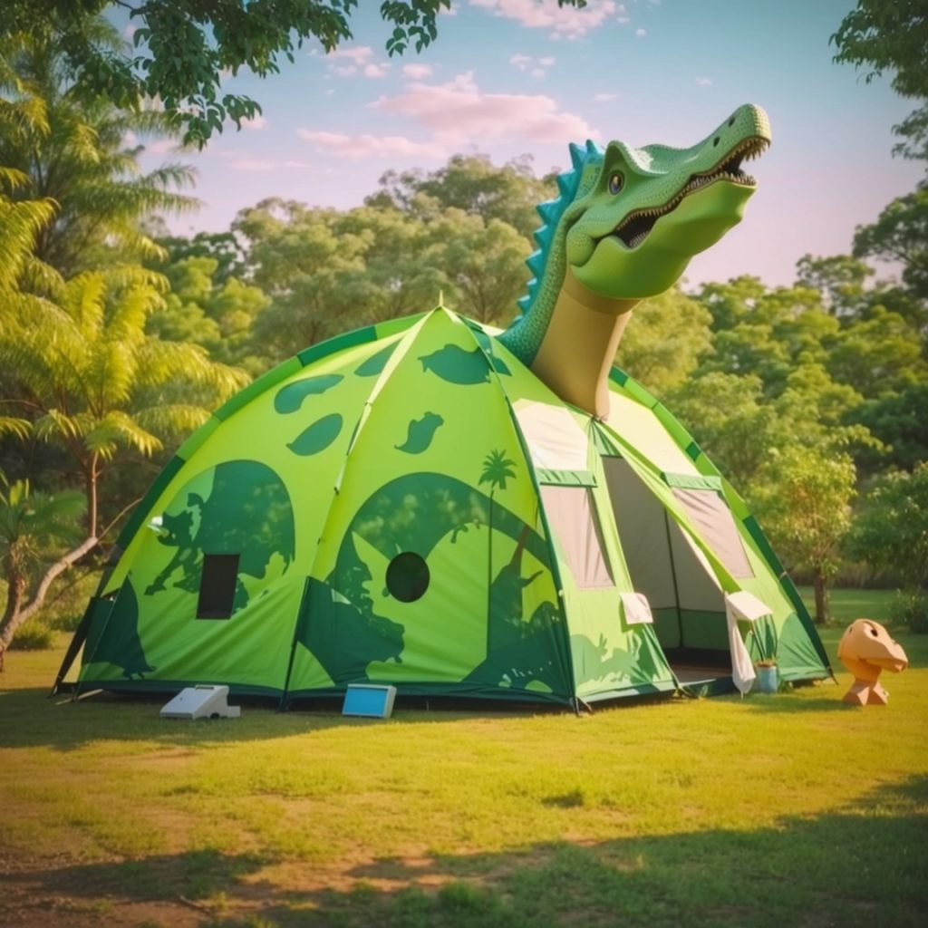 3D Dinosaur Tents