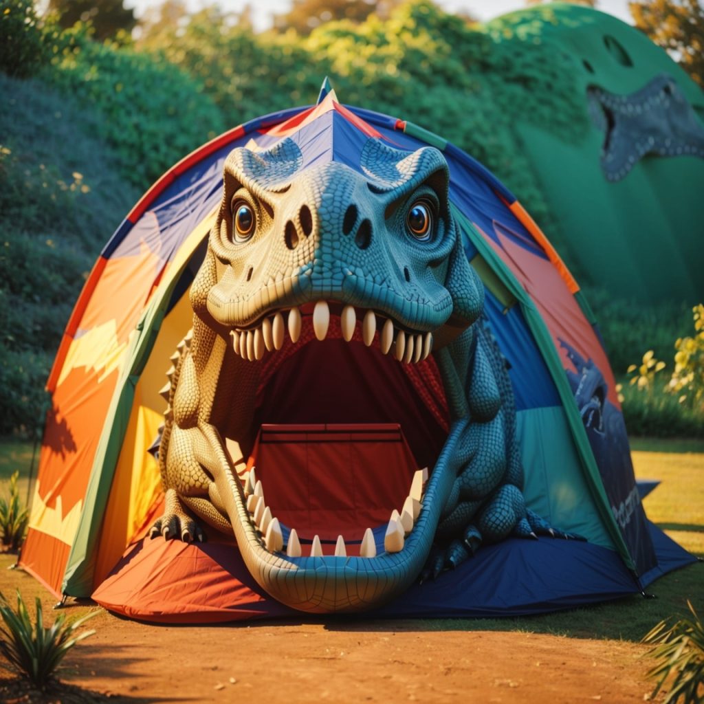 3D Dinosaur Tents