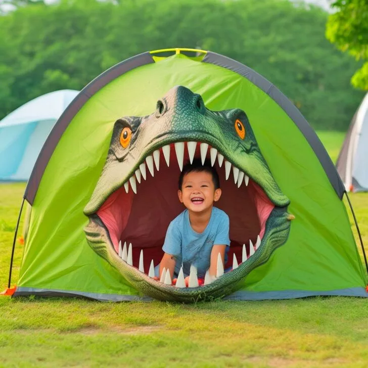 3D Dinosaur Tents