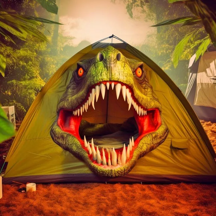 3D Dinosaur Tents