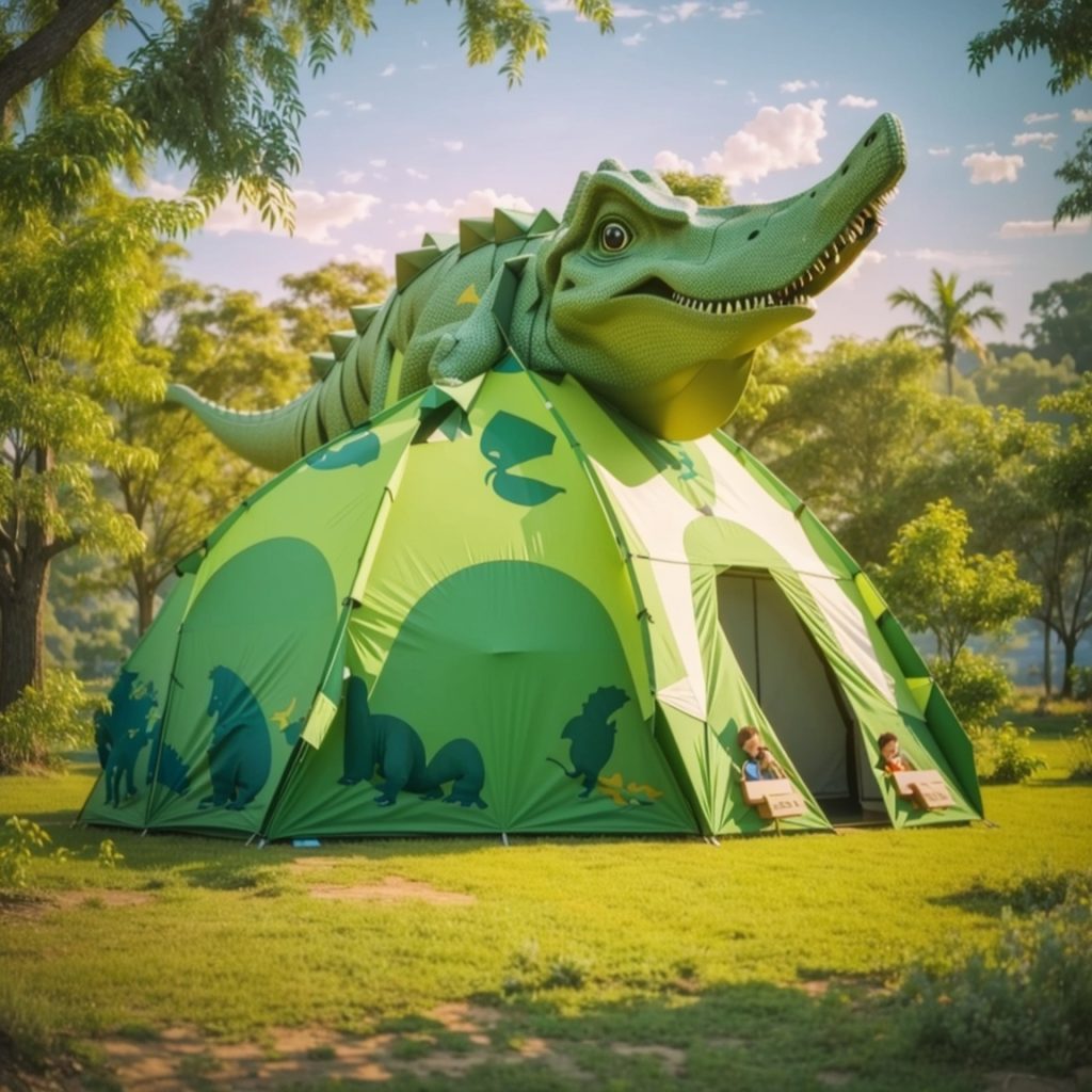 3D Dinosaur Tents
