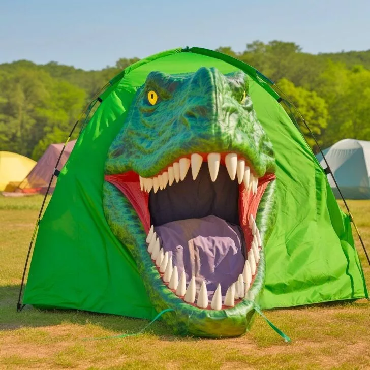 3D Dinosaur Tents