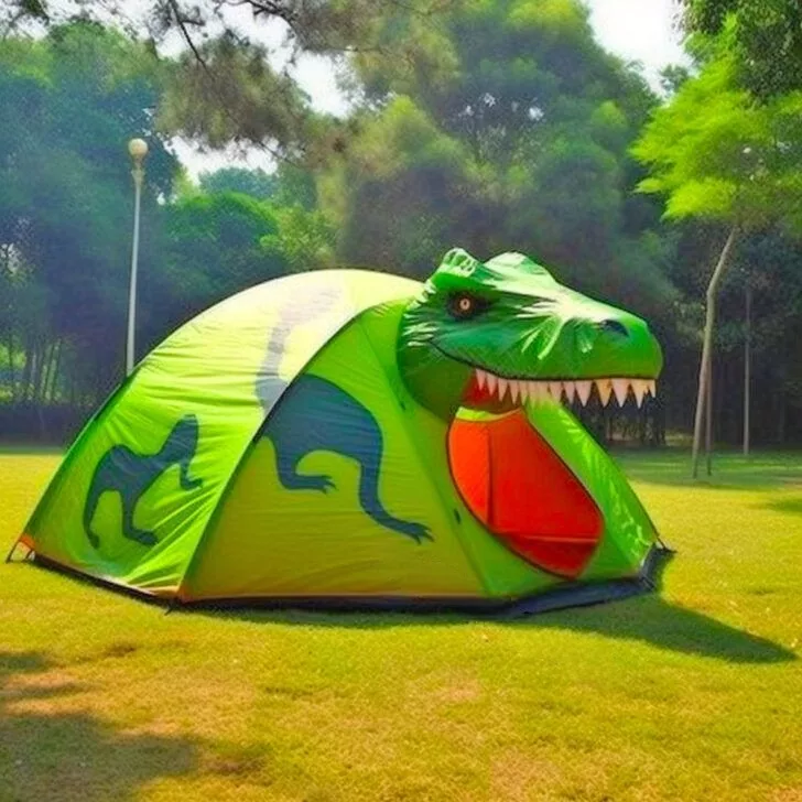 3D Dinosaur Tents