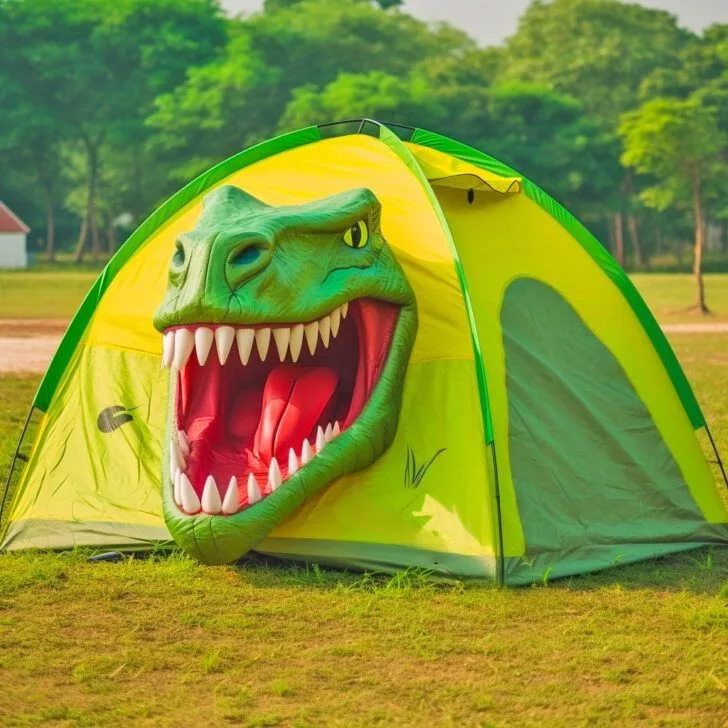 3D Dinosaur Tents