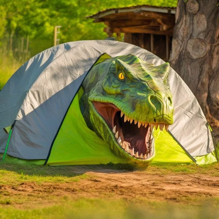 3D Dinosaur Tents