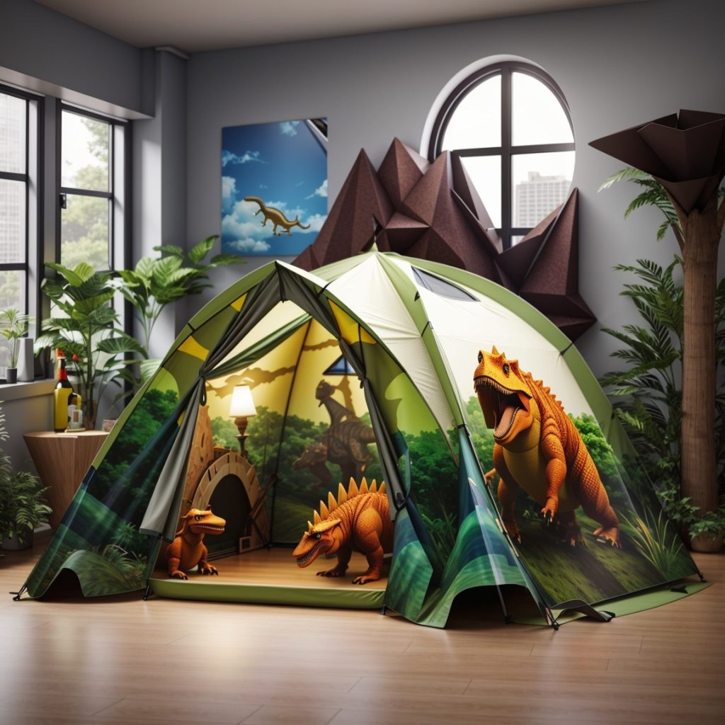 3D Dinosaur Tents