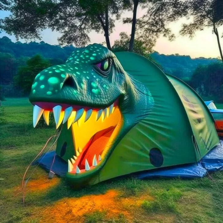 3D Dinosaur Tents