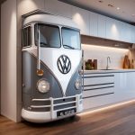Volkswagen Bus Shaped Kitchen Appliances